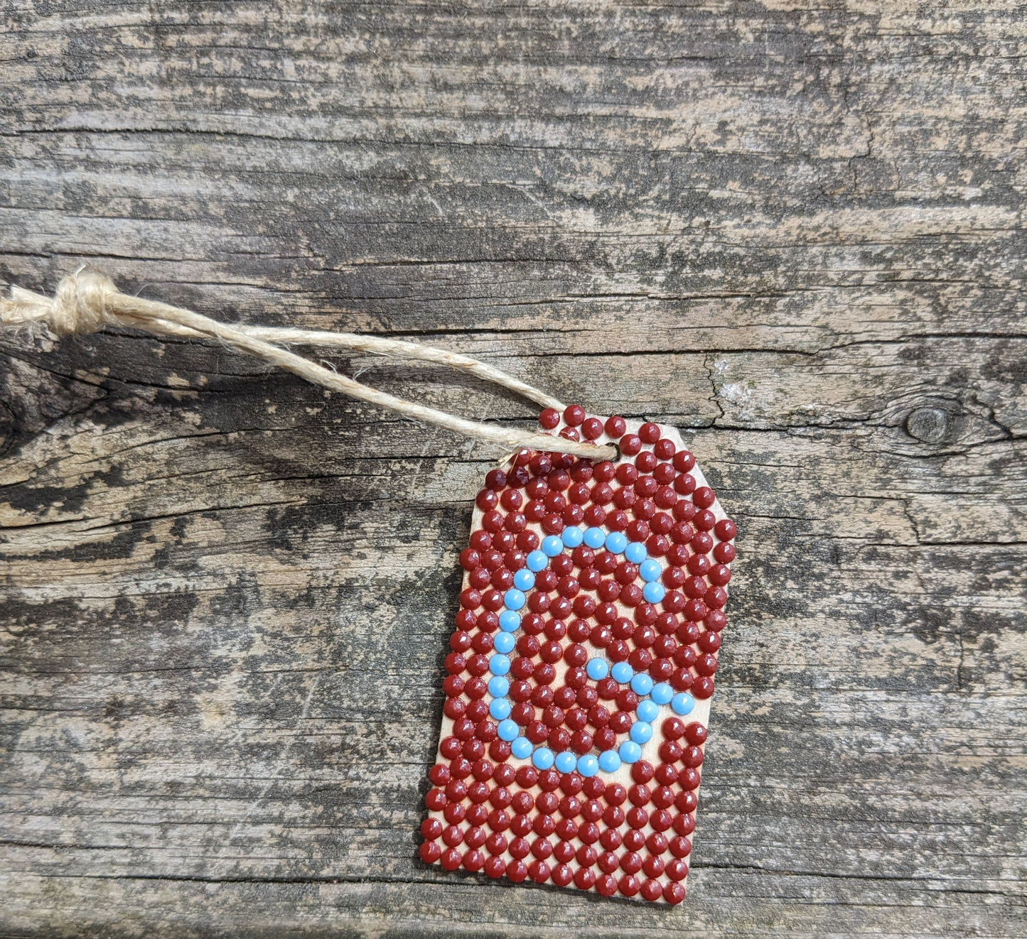 Wood Gift Tags with First Initials