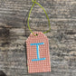 Wood Gift Tags with First Initials