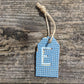 Wood Gift Tags with First Initials
