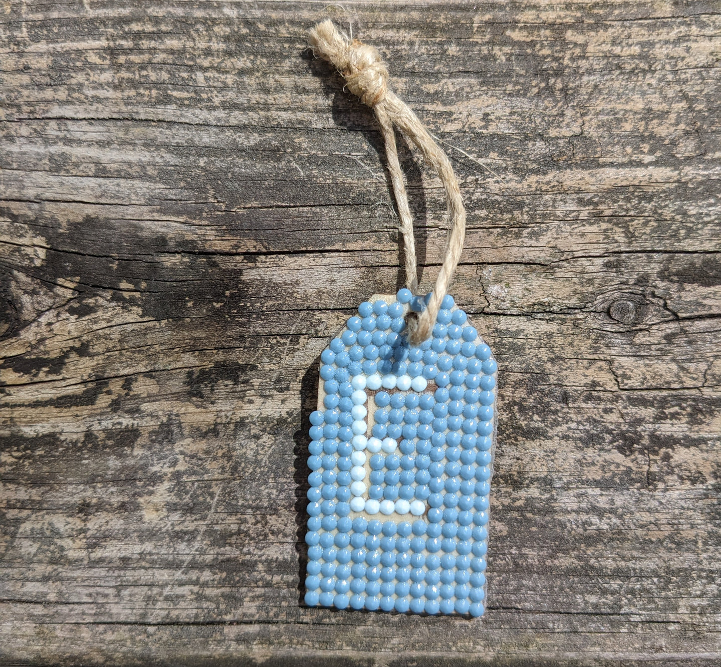 Wood Gift Tags with First Initials