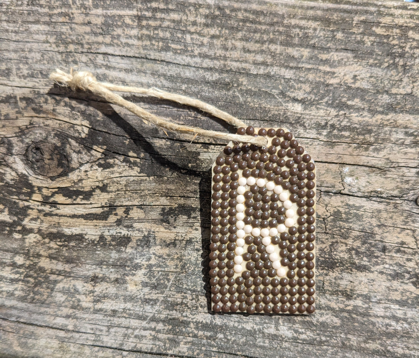 Wood Gift Tags with First Initials