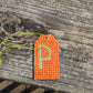 Wood Gift Tags with First Initials