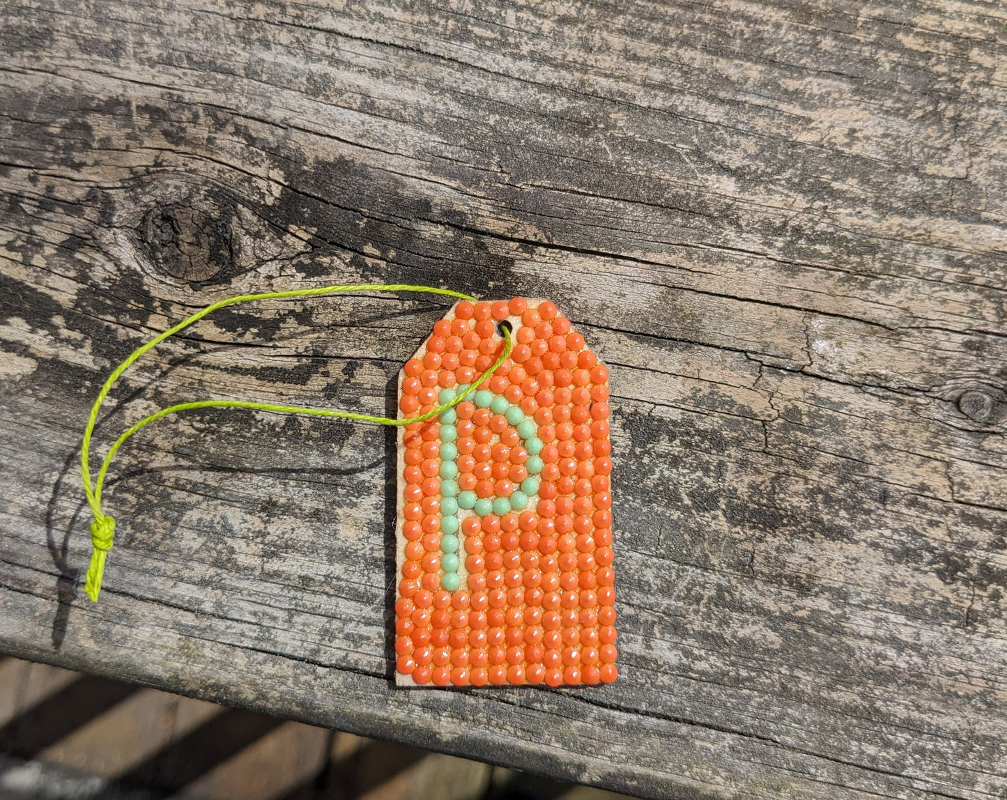 Wood Gift Tags with First Initials
