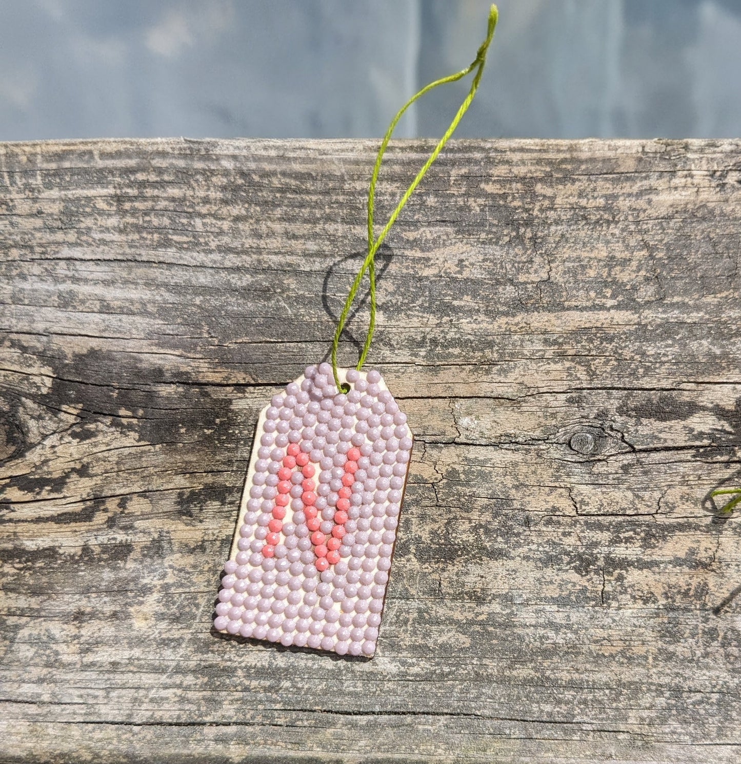 Wood Gift Tags with First Initials