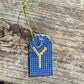 Wood Gift Tags with First Initials