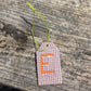Wood Gift Tags with First Initials