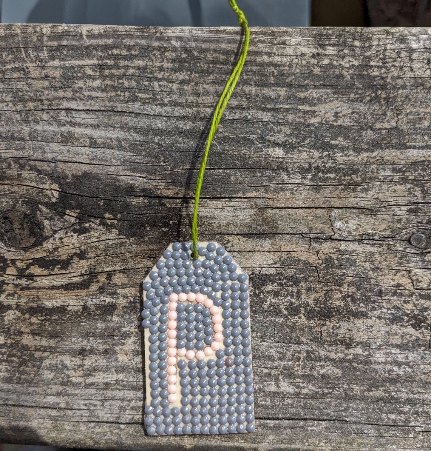 Wood Gift Tags with First Initials