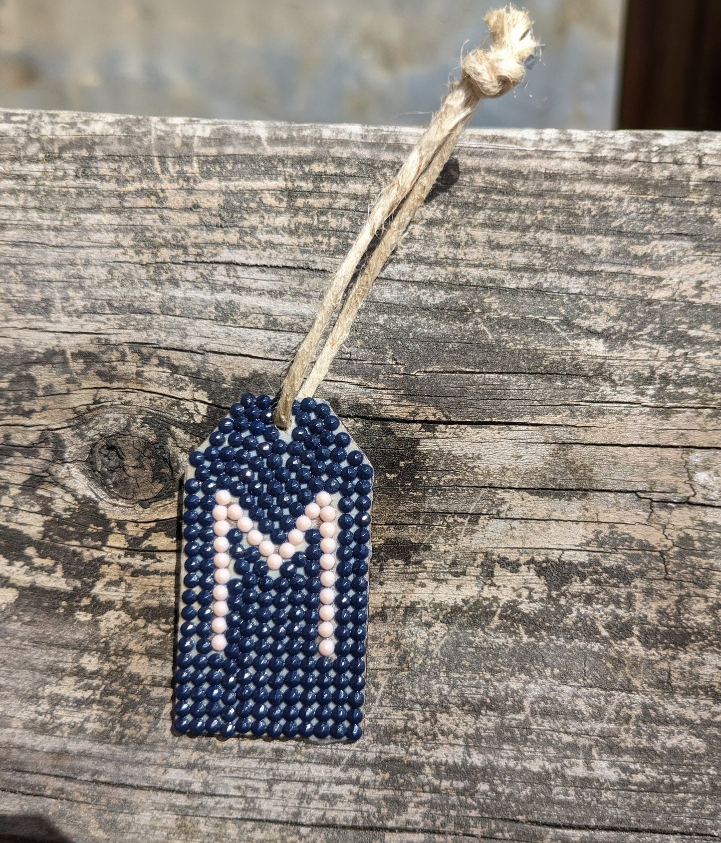 Wood Gift Tags with First Initials