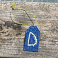Wood Gift Tags with First Initials