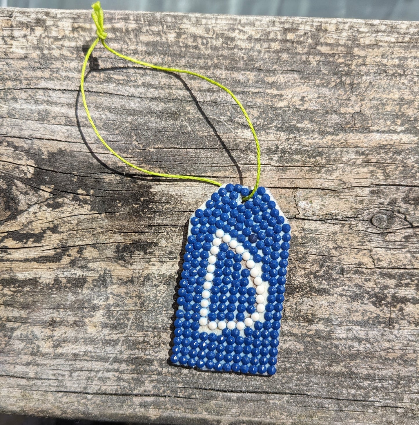 Wood Gift Tags with First Initials