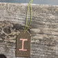 Wood Gift Tags with First Initials
