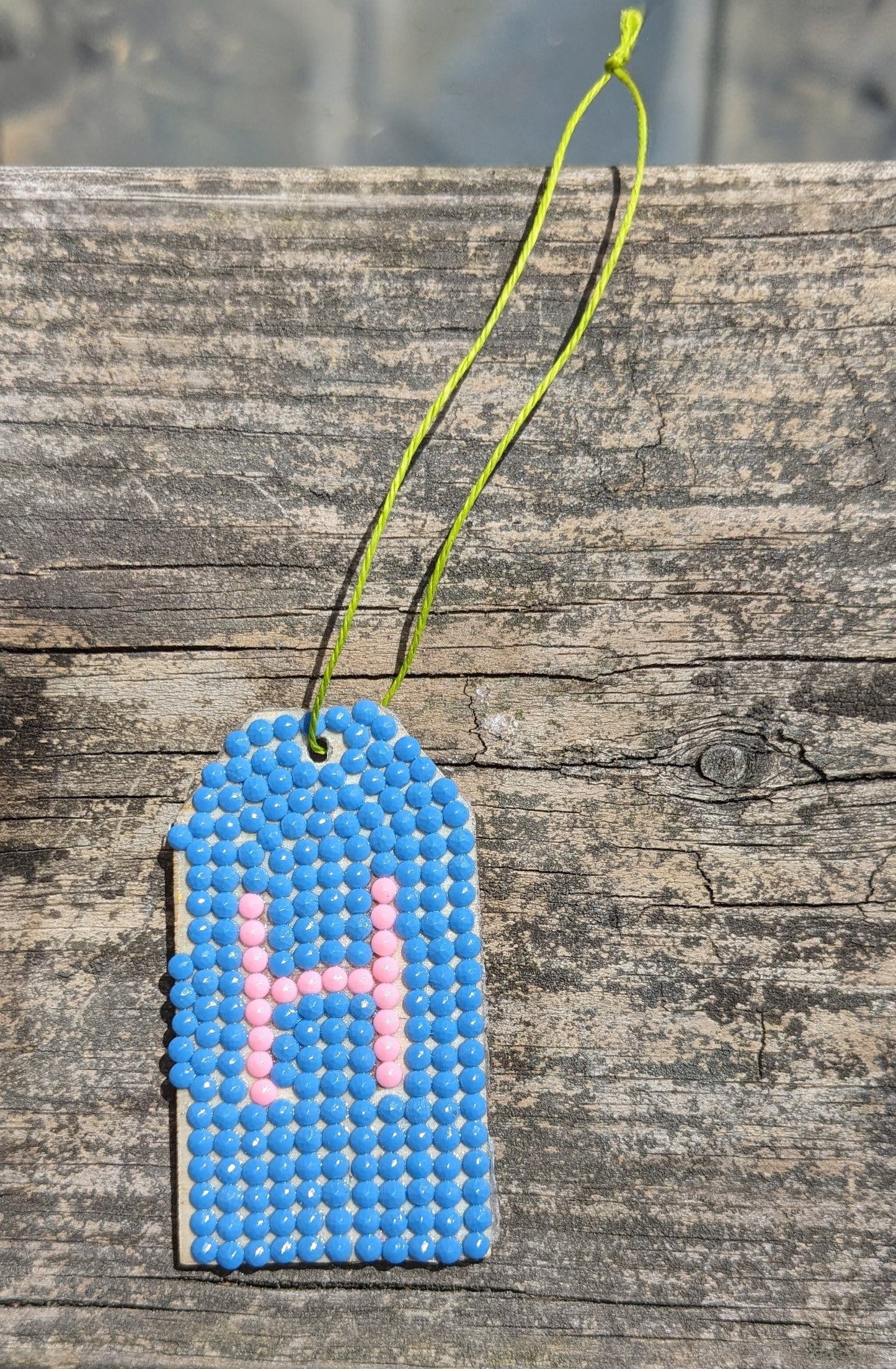 Wood Gift Tags with First Initials