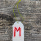 Wood Gift Tags with First Initials