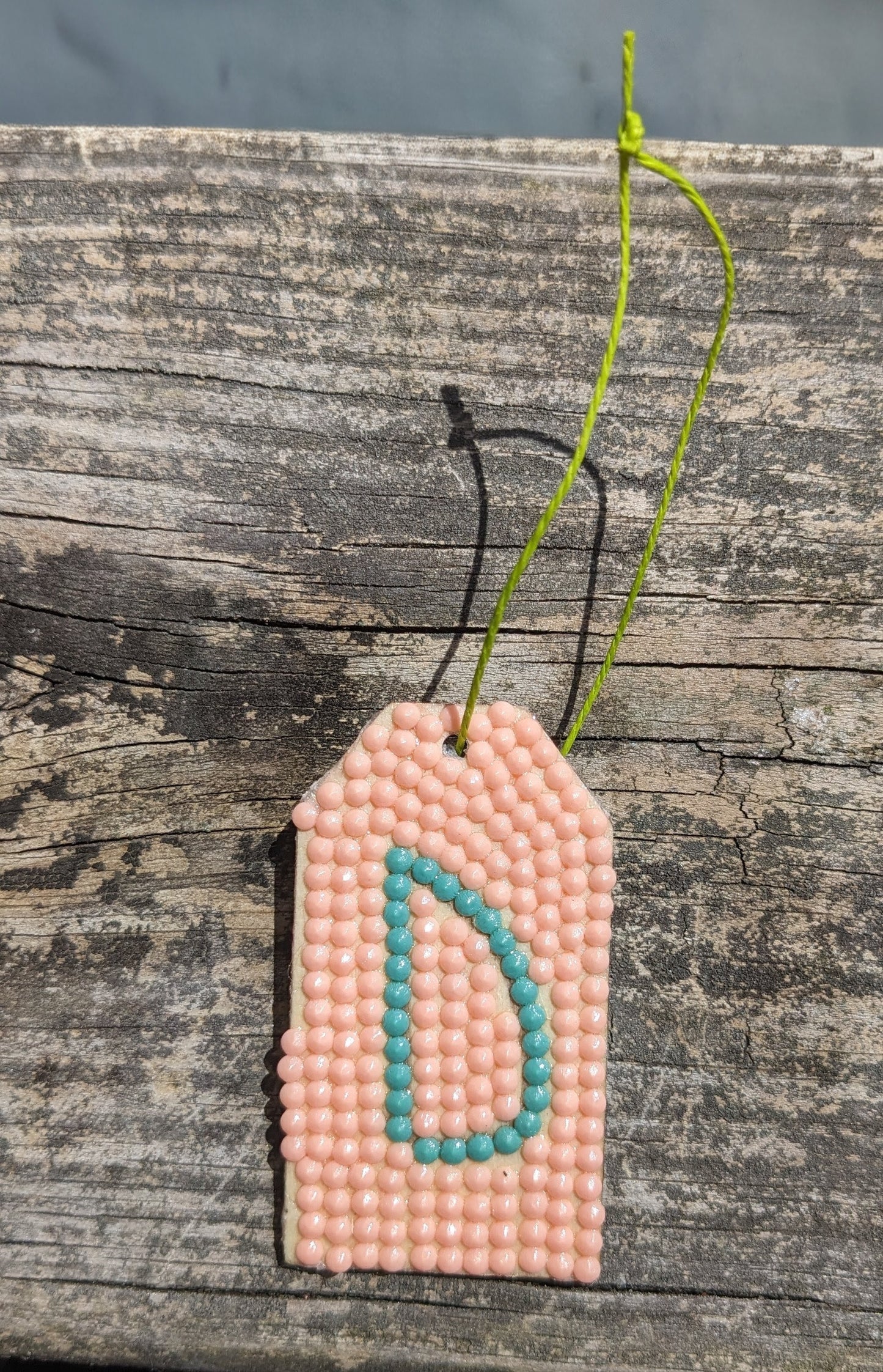 Wood Gift Tags with First Initials