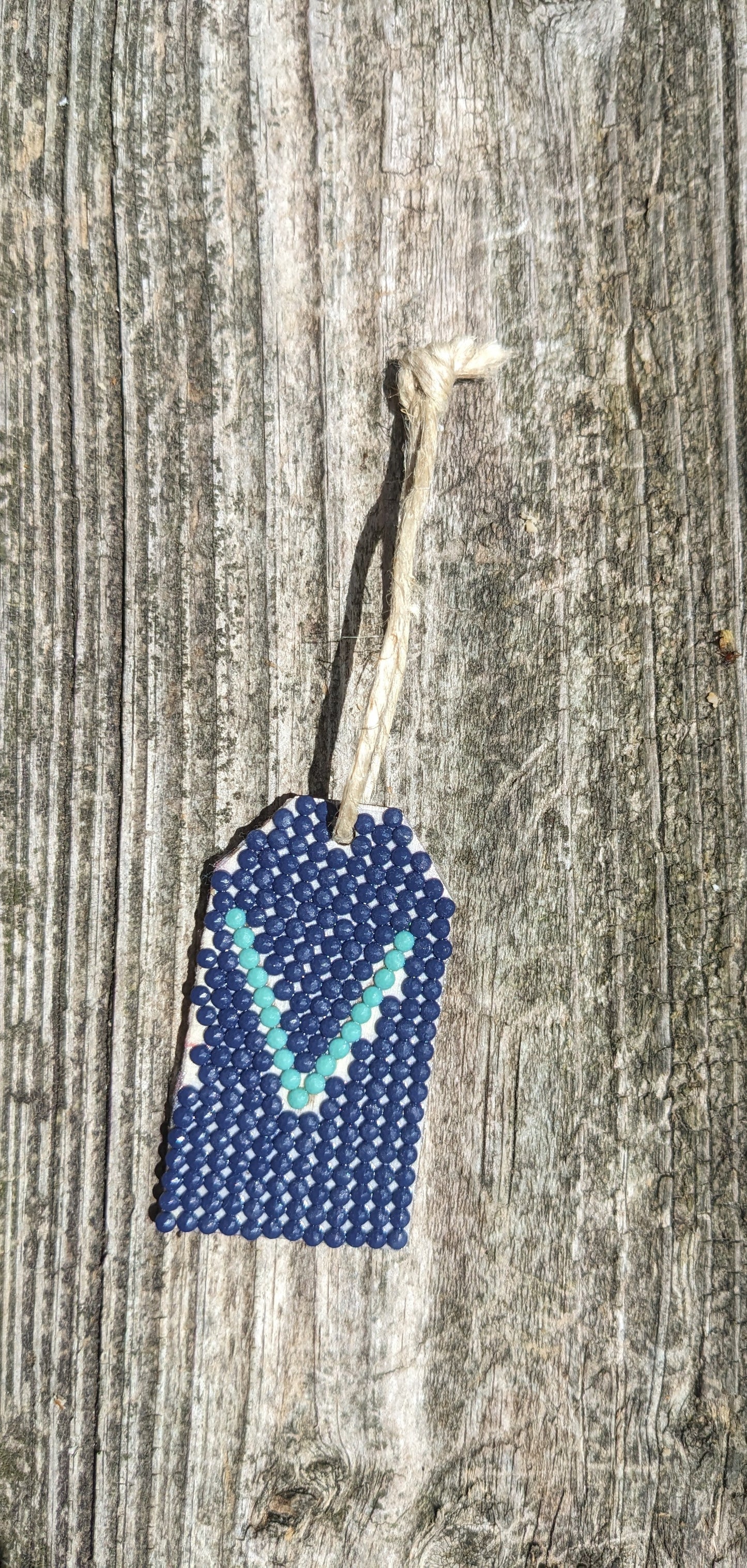 Wood Gift Tags with First Initials