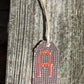 Wood Gift Tags with First Initials