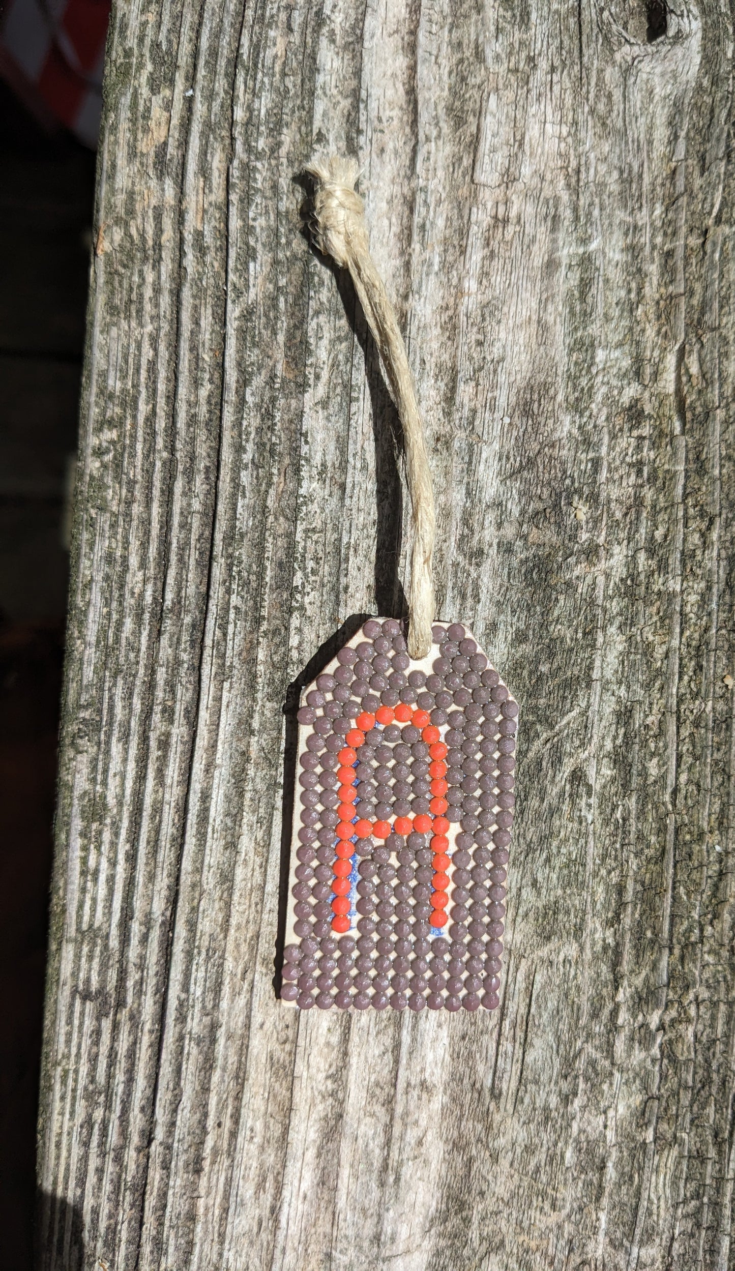 Wood Gift Tags with First Initials