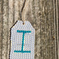 Wood Gift Tags with First Initials