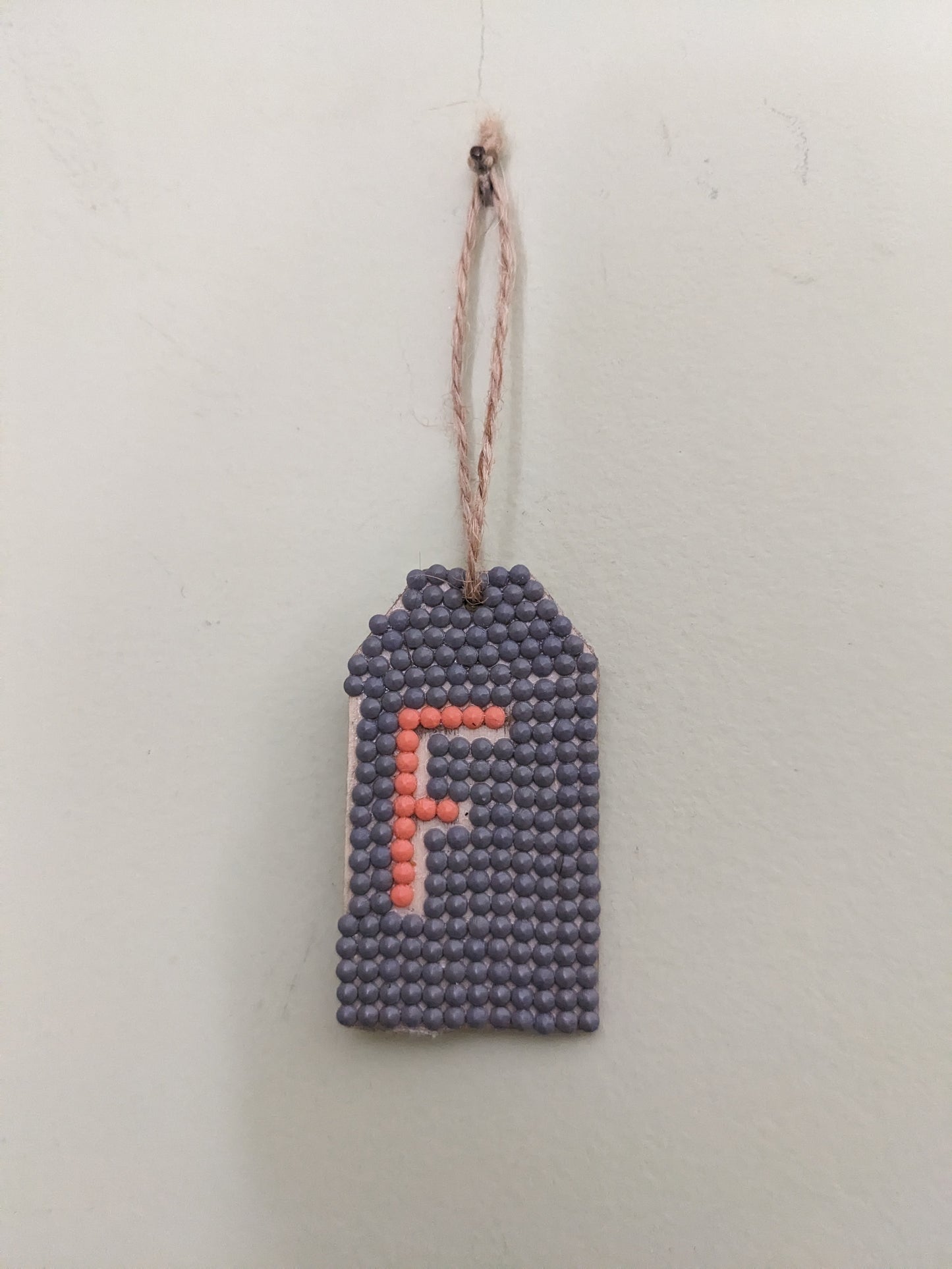 Wood Gift Tags with First Initials