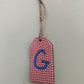 Wood Gift Tags with First Initials