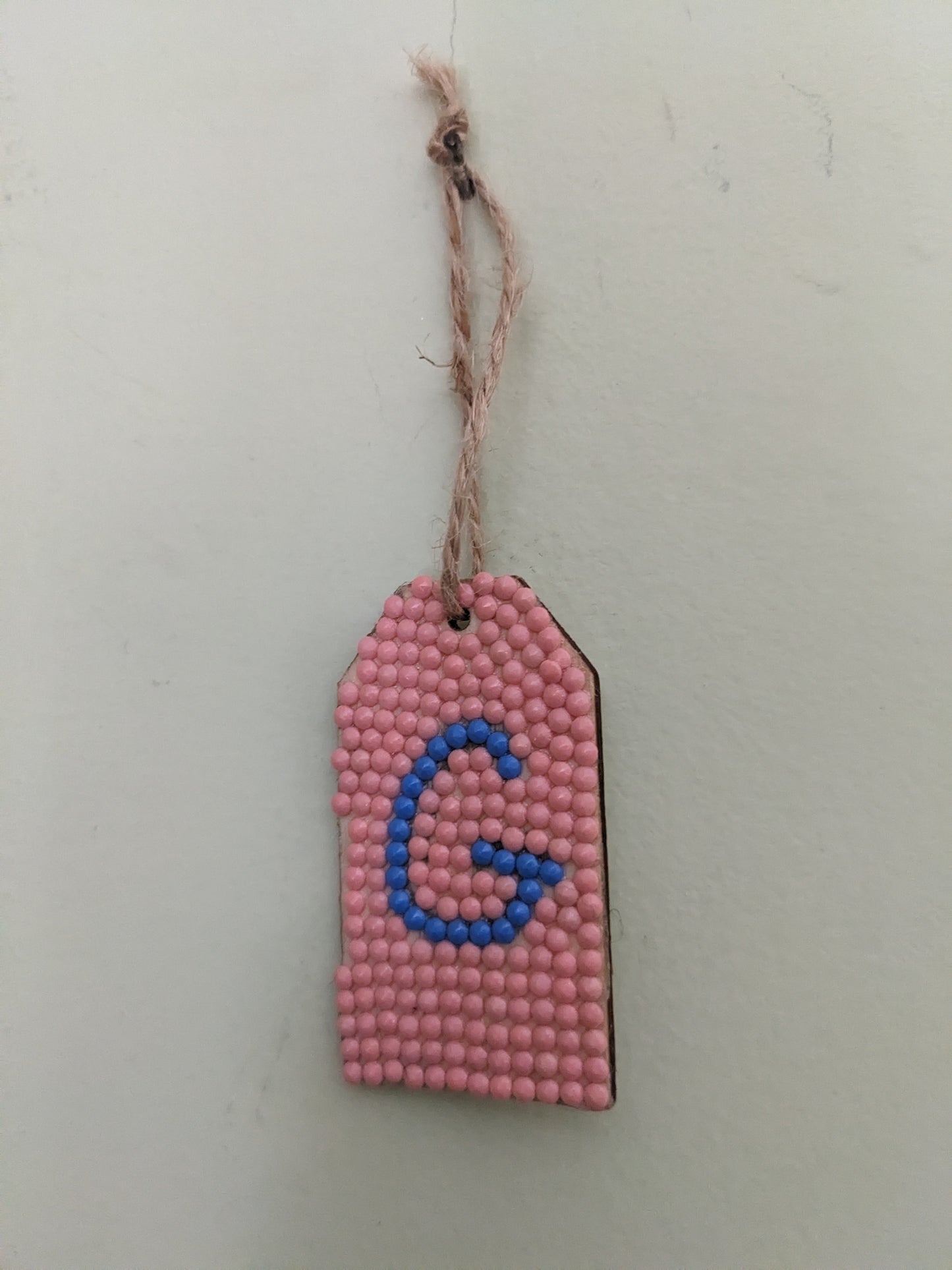 Wood Gift Tags with First Initials