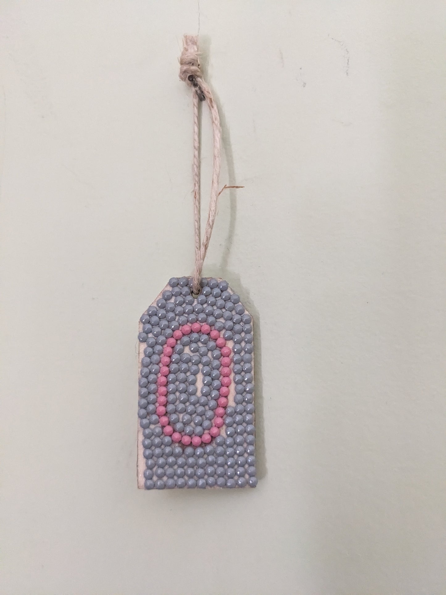Wood Gift Tags with First Initials