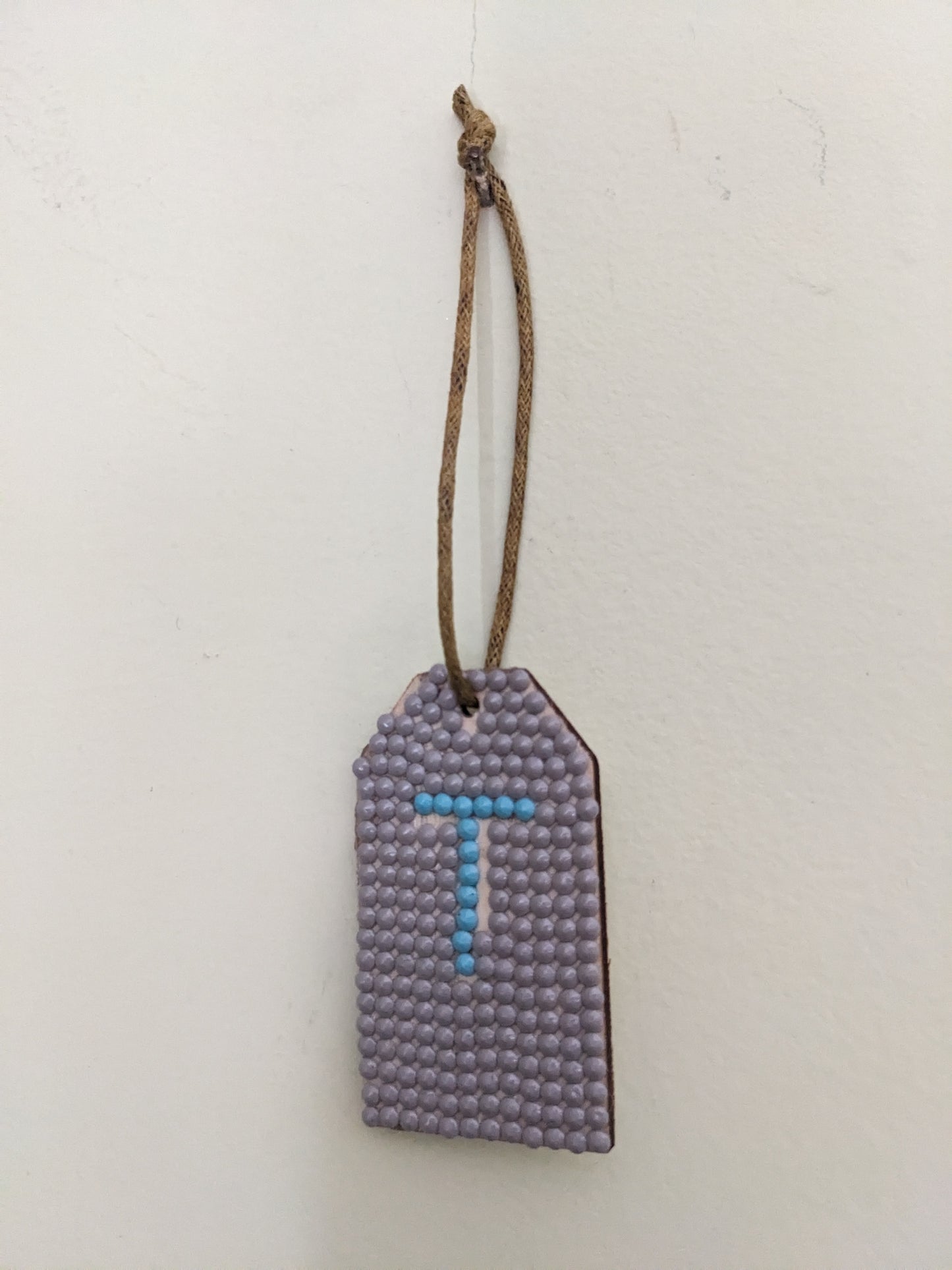 Wood Gift Tags with First Initials