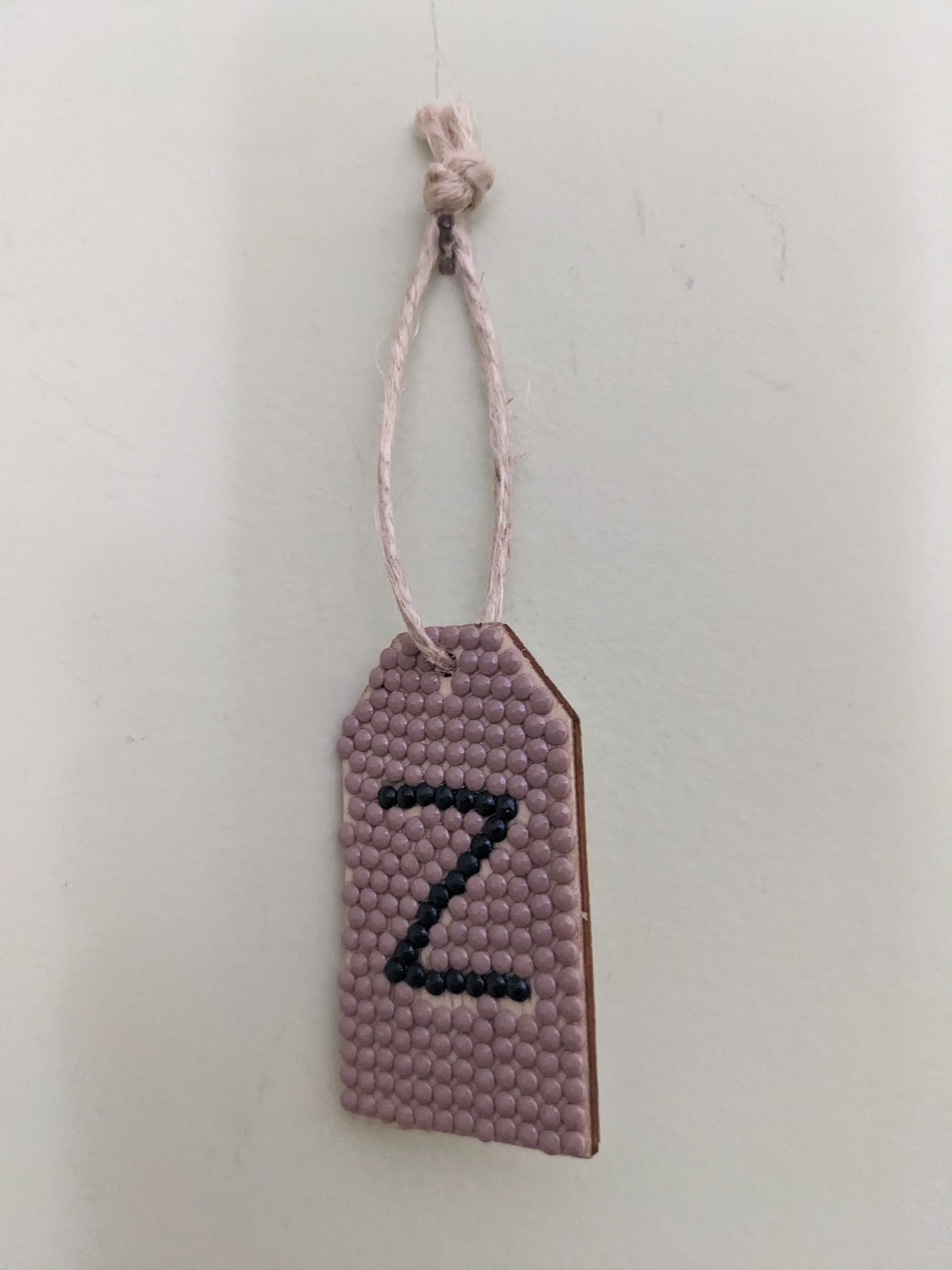 Wood Gift Tags with First Initials