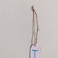 Wood Gift Tags with First Initials