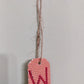 Small Initial Gift Tags