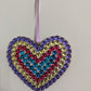 Medium Wood Heart Ornaments