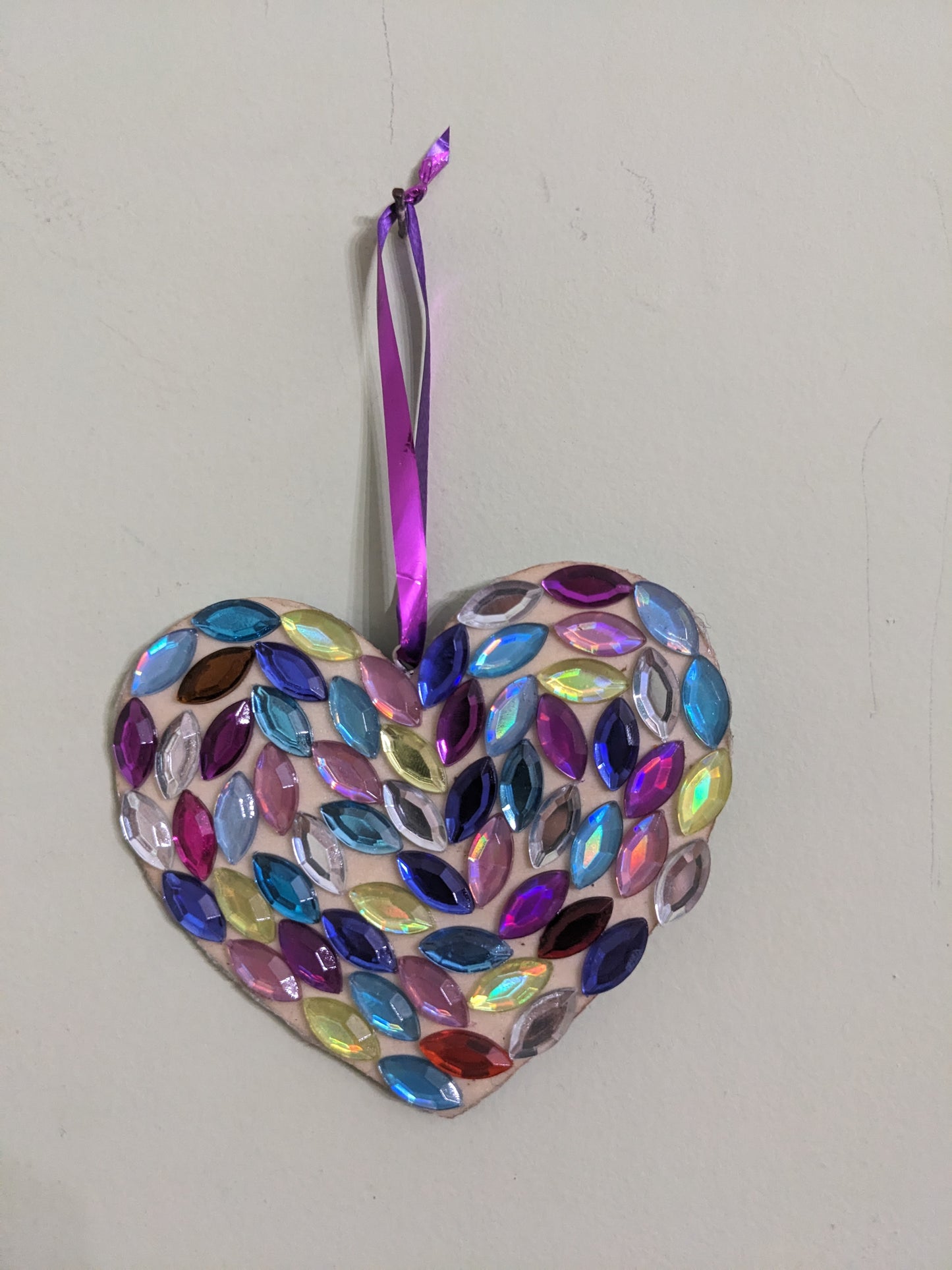 Medium Wood Heart Ornaments