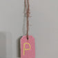 Small Initial Gift Tags