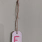 Small Initial Gift Tags