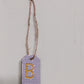 Small Initial Gift Tags Rhinestone Letters
