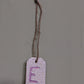 Small Initial Gift Tags Rhinestone Letters