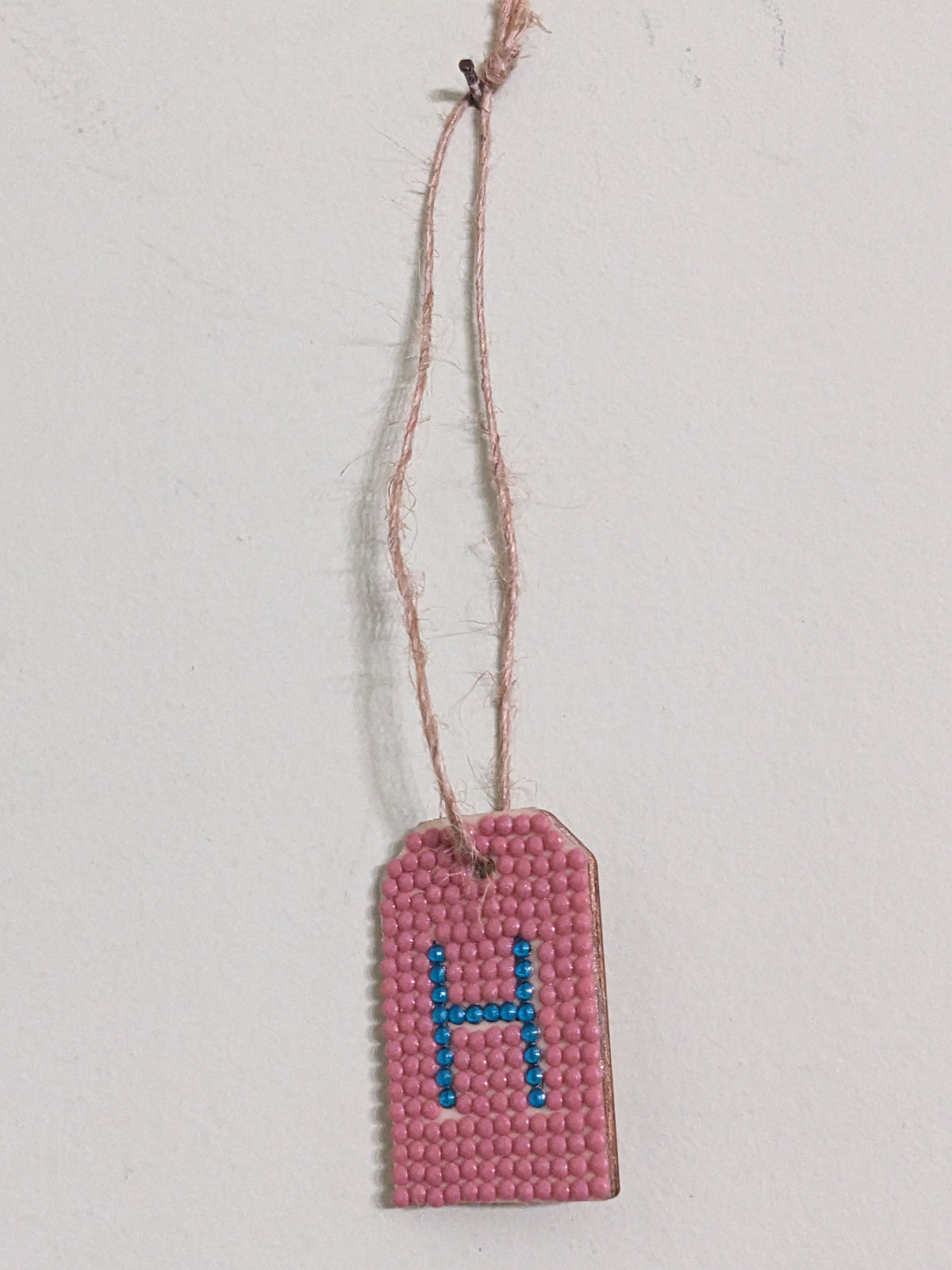 Small Initial Gift Tags Rhinestone Letters