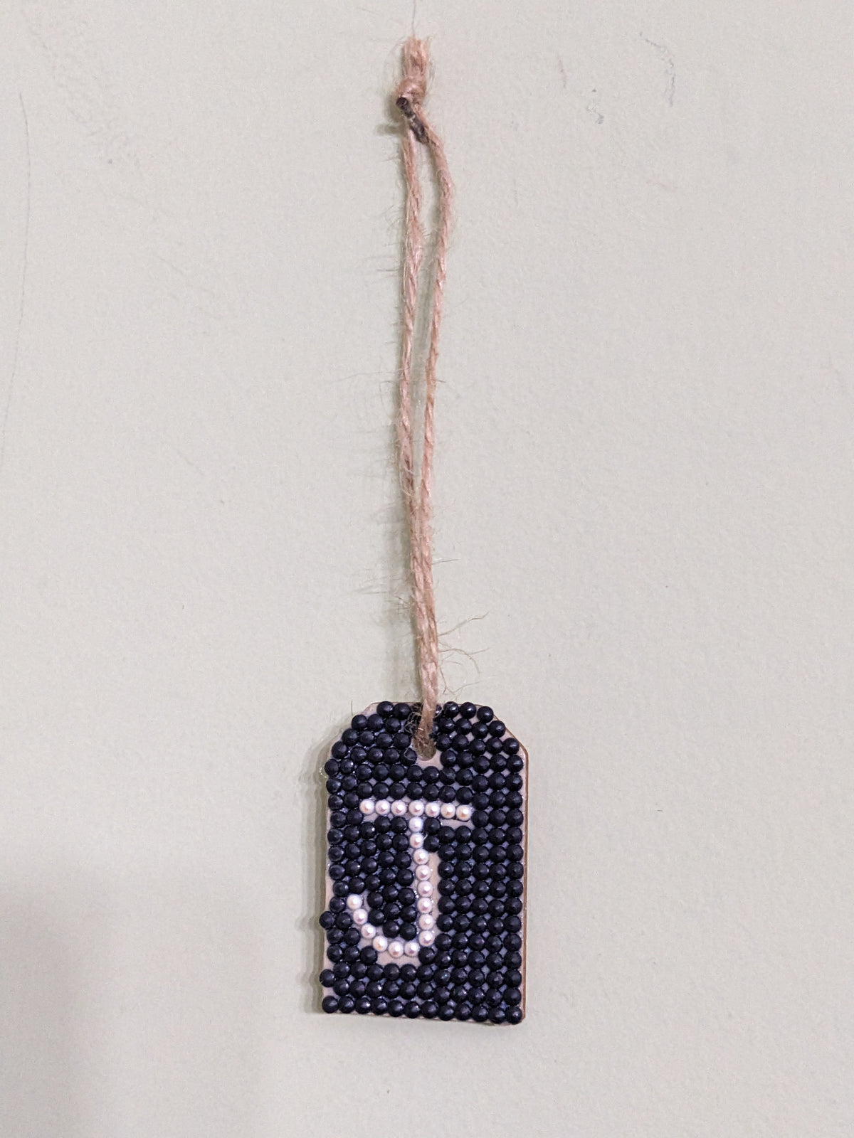 Small Initial Gift Tags Rhinestone Letters