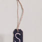 Small Initial Gift Tags Rhinestone Letters