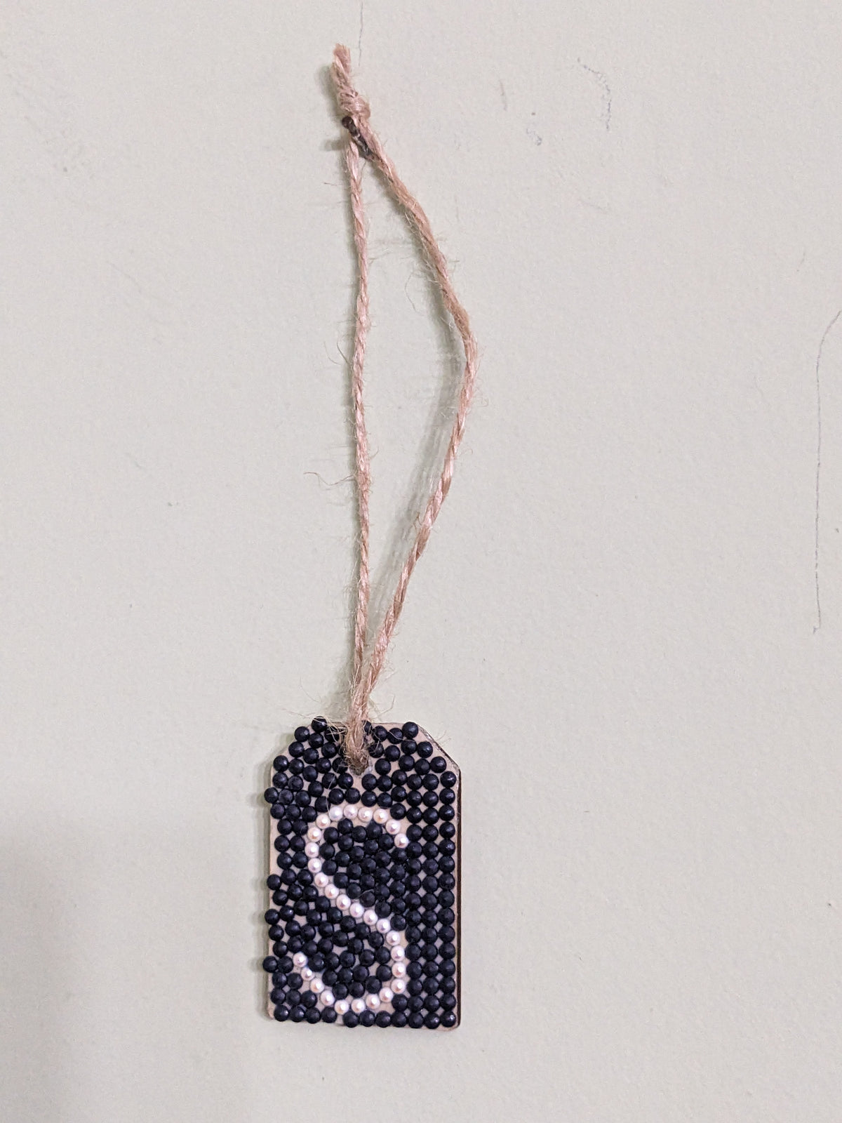 Small Initial Gift Tags Rhinestone Letters