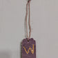 Small Initial Gift Tags Rhinestone Letters