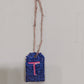 Small Initial Gift Tags Rhinestone Letters