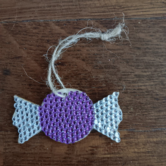 Purple Candy Ornament