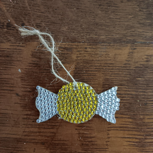 Yellow Candy Ornament