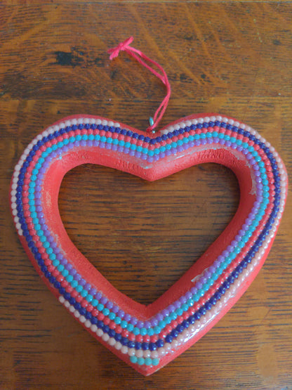 Large Red Hart Ornaments