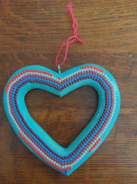 Blue Heart Ornament