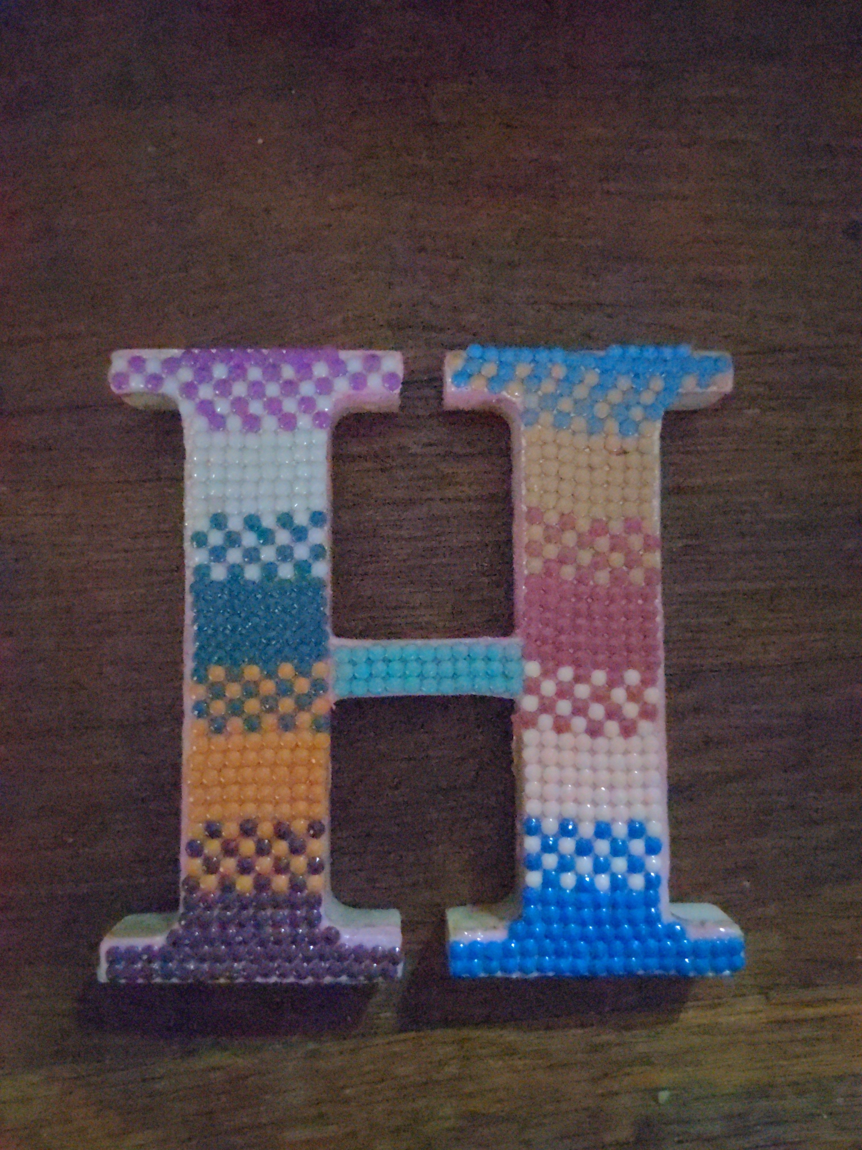 4 Inch Letter H – Molly's Custom Creations