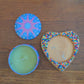 Votive Candle with Heart-shaped Coaster