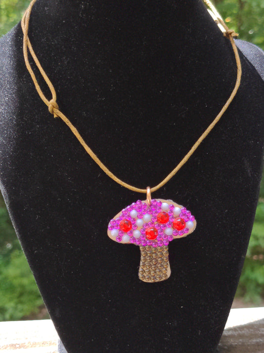 Small Mushroom Necklace