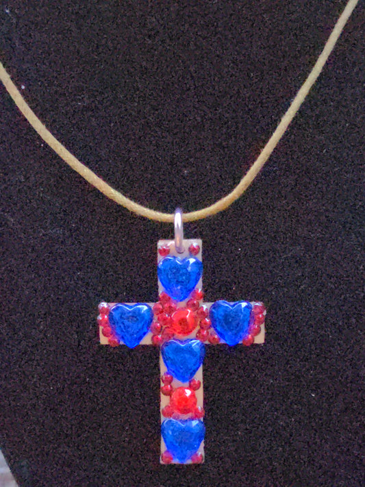 Large Cross Necklaces